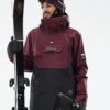 Doom Ski Jacket Men Burgundy/Black