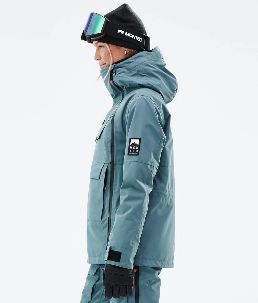 Doom W Ski Jacket Women Atlantic - Image 7