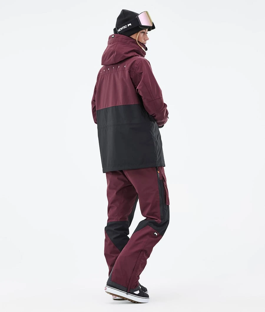 Doom W Snowboard Jacket Women Burgundy/Black - Image 6