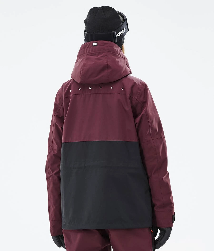 Doom W Snowboard Jacket Women Burgundy/Black - Image 8