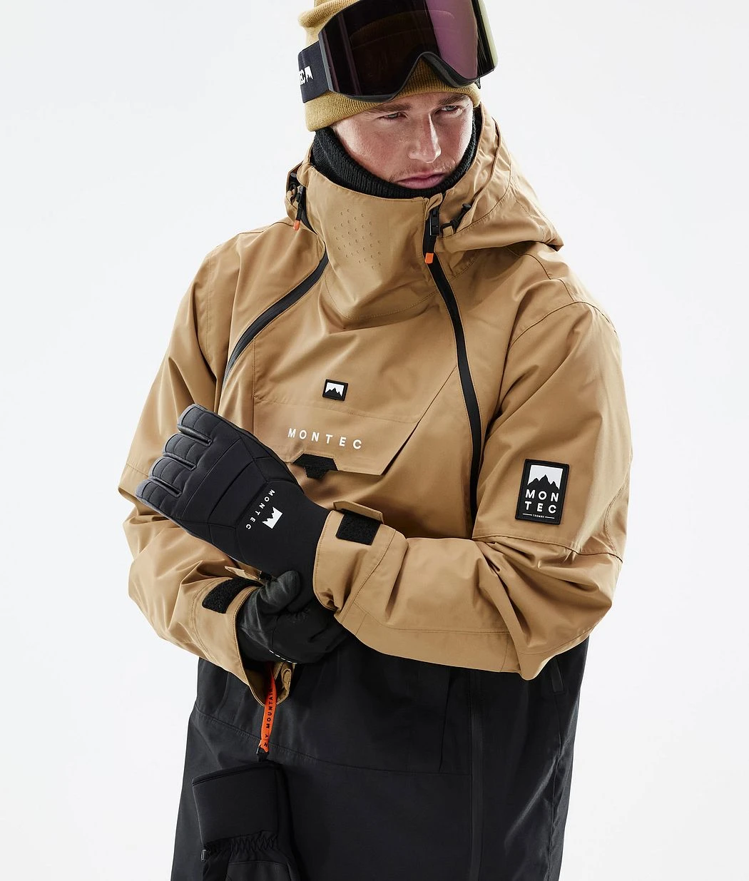 Doom Snowboard Jacket Men Gold/Black - Image 2