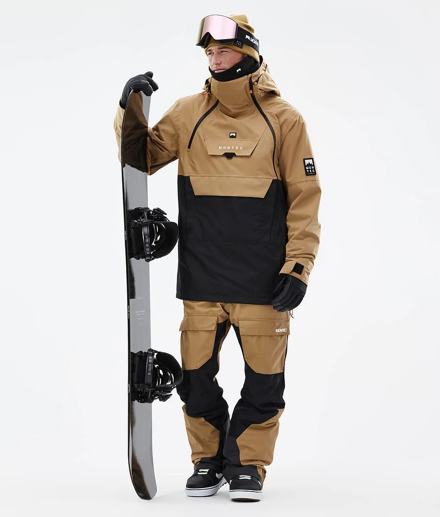 Doom Snowboard Jacket Men Gold/Black - Image 3