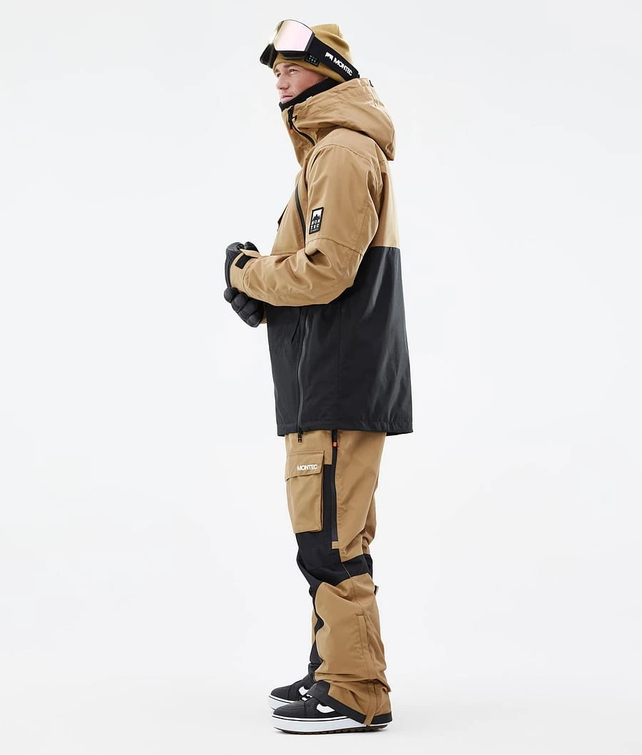 Doom Snowboard Jacket Men Gold/Black - Image 4