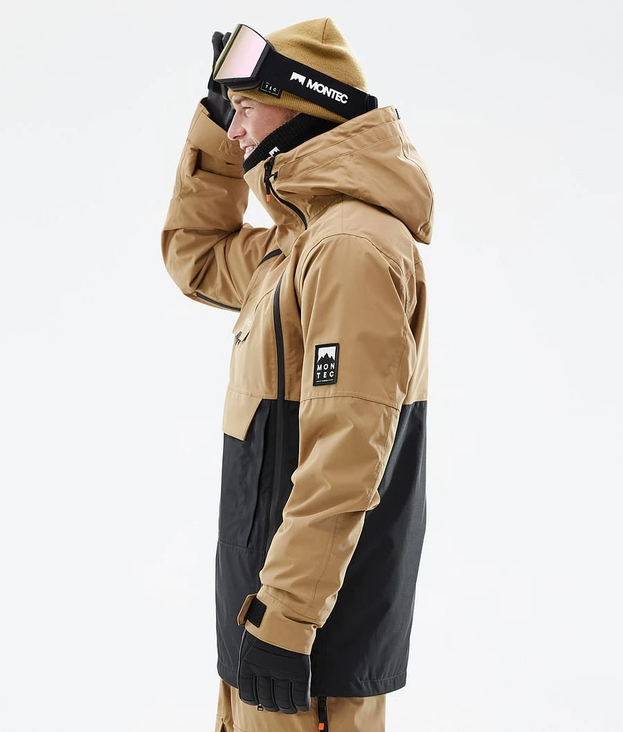 Doom Snowboard Jacket Men Gold/Black - Image 6