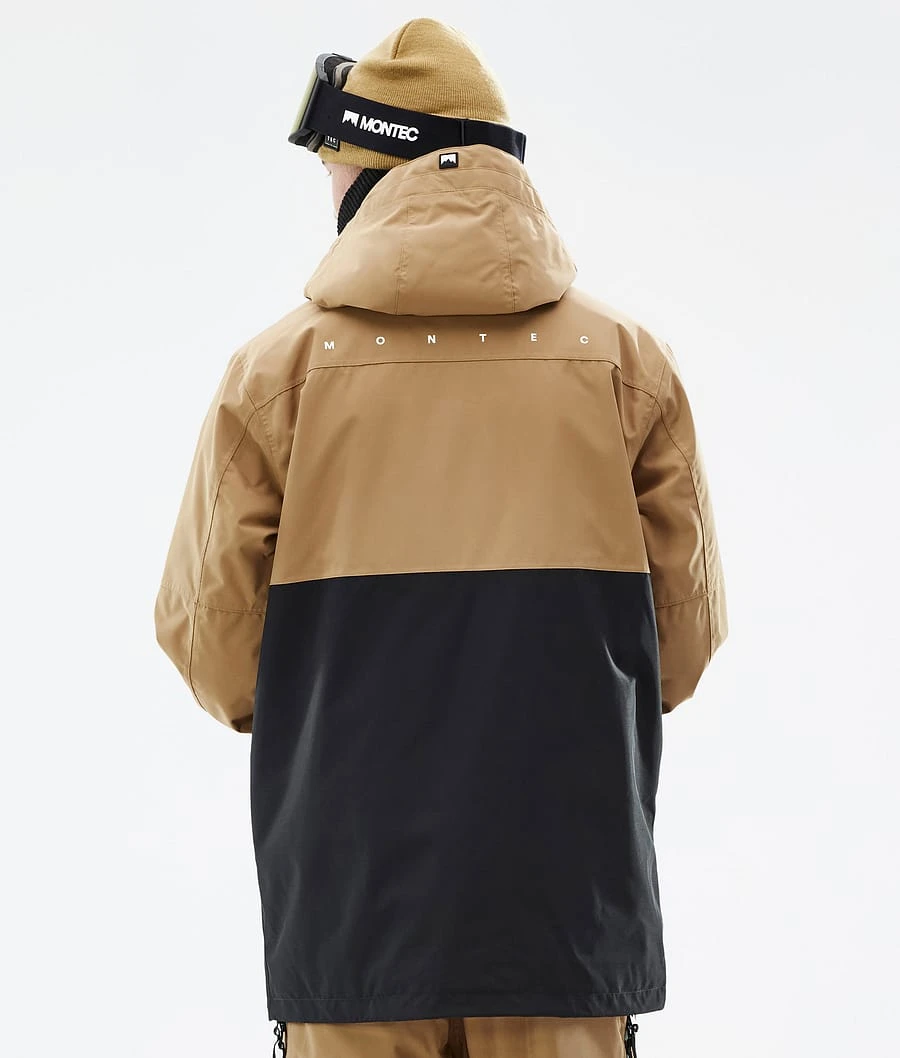 Doom Snowboard Jacket Men Gold/Black - Image 7
