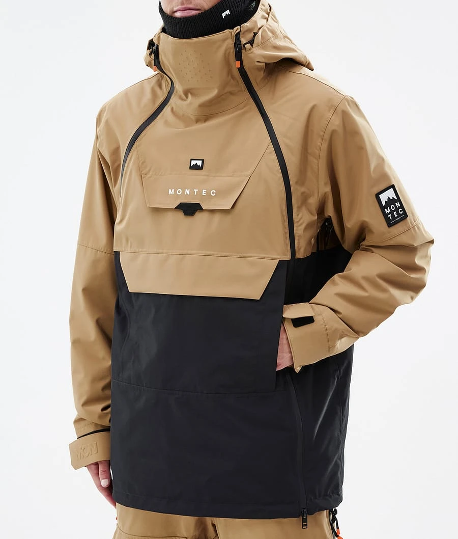 Doom Snowboard Jacket Men Gold/Black - Image 8