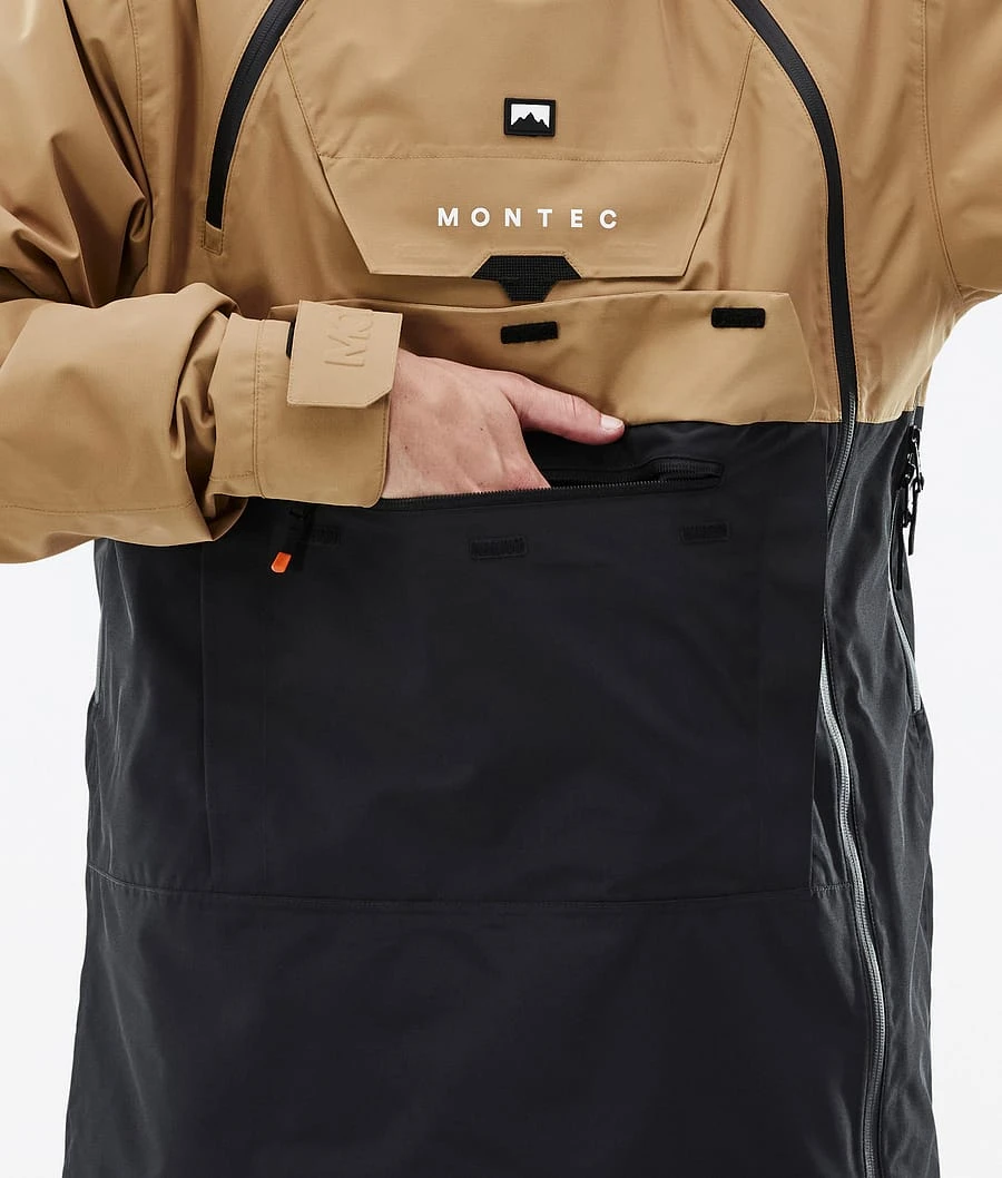 Doom Snowboard Jacket Men Gold/Black - Image 9