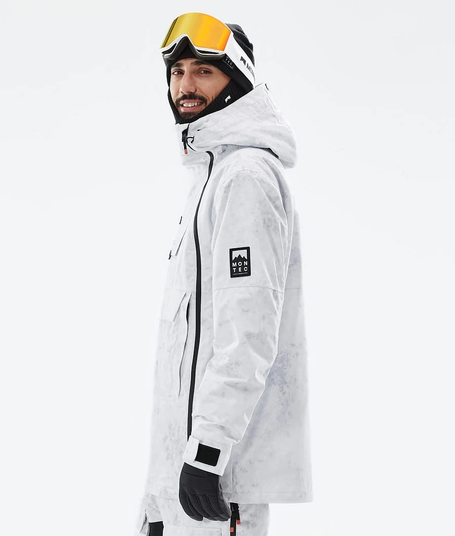 Doom Ski Jacket Men White Tiedye - Image 7