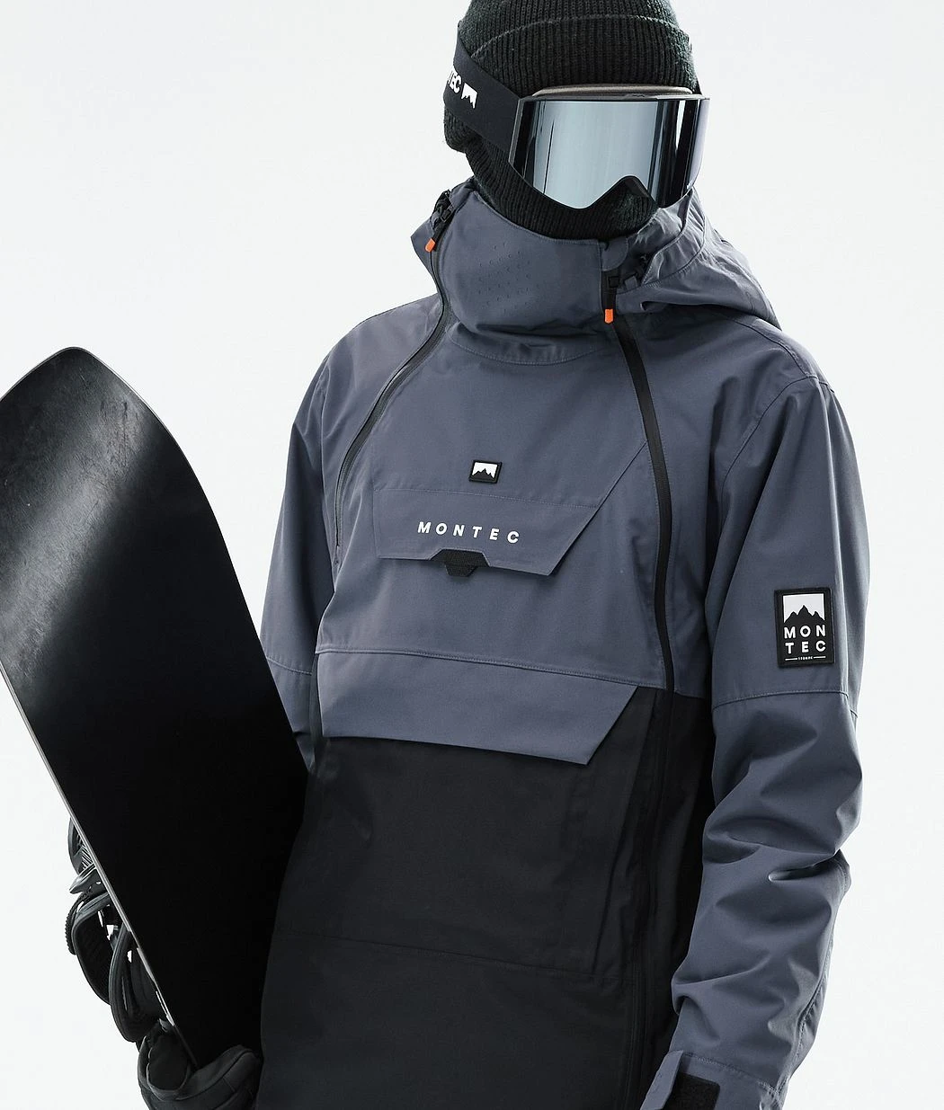 Doom Snowboard Jacket Men Metal Blue/Black - Image 3