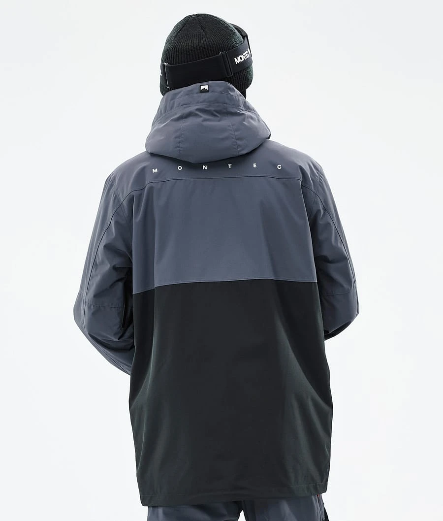 Doom Snowboard Jacket Men Metal Blue/Black - Image 8