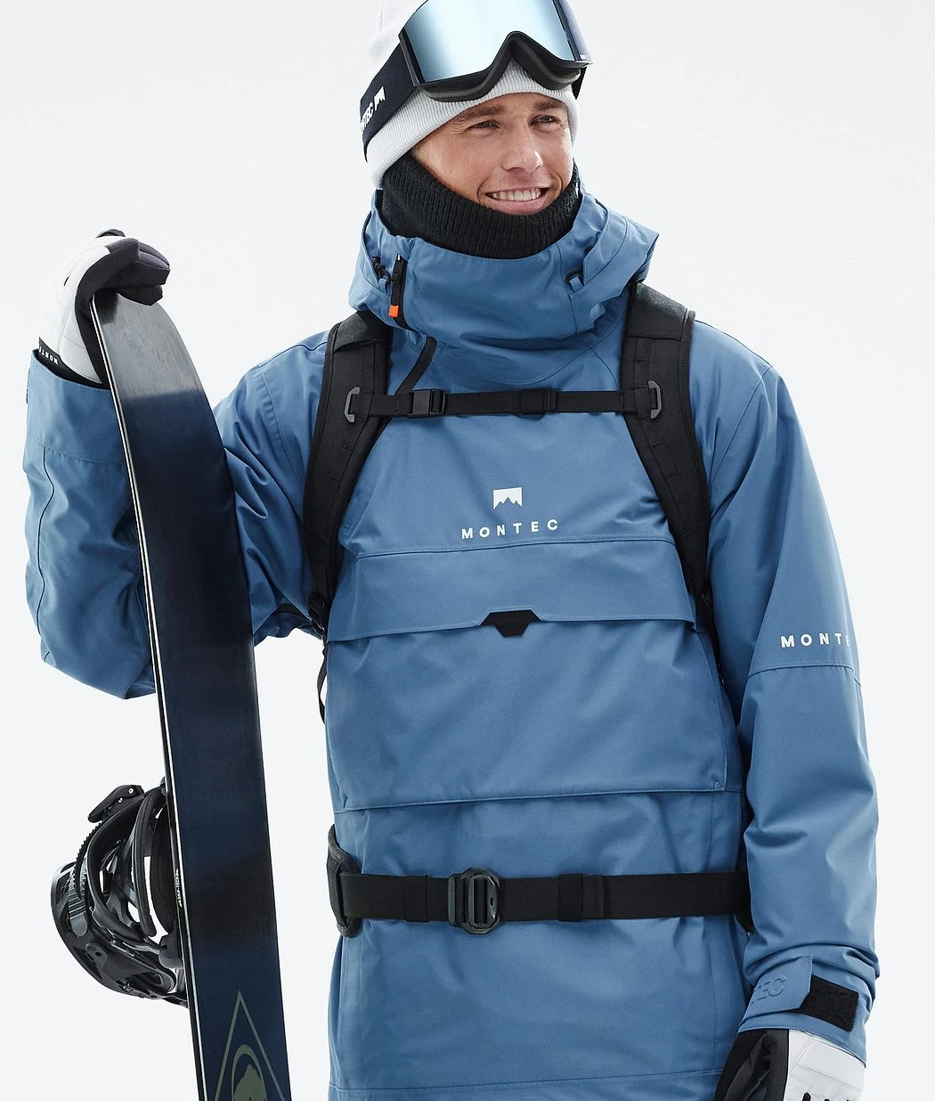 Dune Snowboard Jacket Men Blue Steel - Image 3