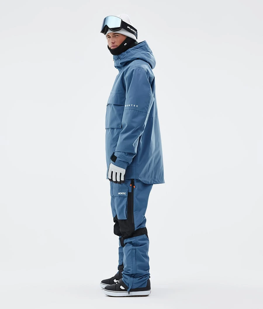 Dune Snowboard Jacket Men Blue Steel - Image 5