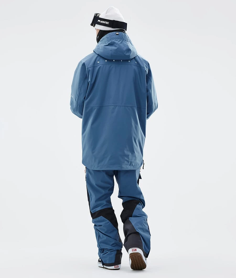 Dune Snowboard Jacket Men Blue Steel - Image 6