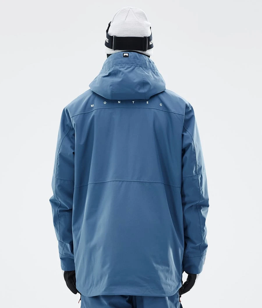 Dune Snowboard Jacket Men Blue Steel - Image 8