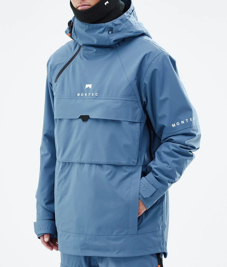 Dune Snowboard Jacket Men Blue Steel - Image 9