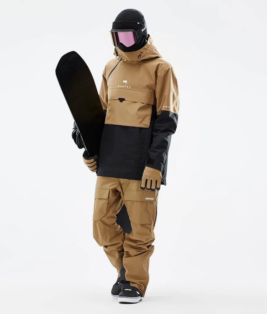 Dune Snowboard Jacket Men Gold/Black - Image 4