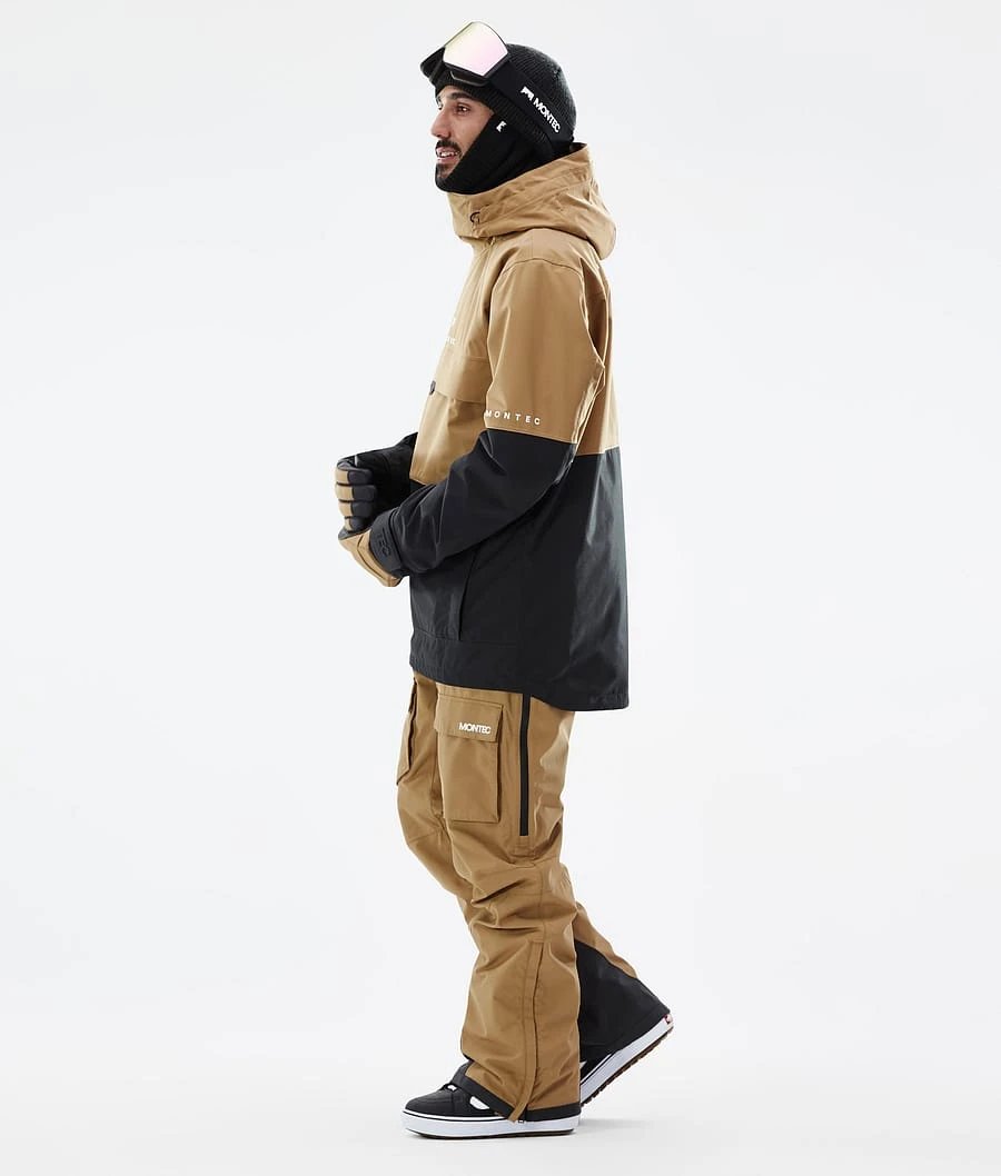 Dune Snowboard Jacket Men Gold/Black - Image 5