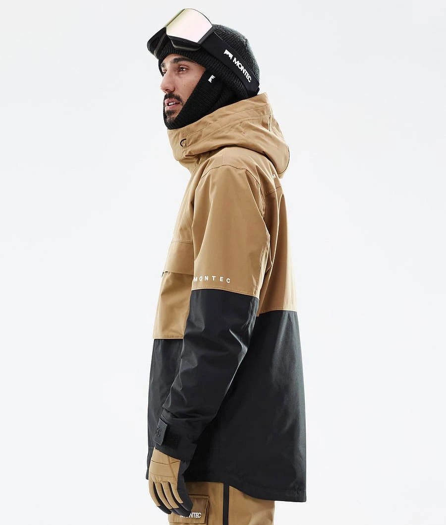 Dune Snowboard Jacket Men Gold/Black - Image 7