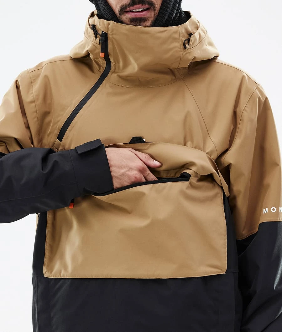 Dune Snowboard Jacket Men Gold/Black