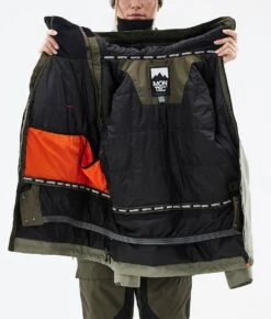 Doom W Ski Jacket Women Olive Green/Black/Greenish