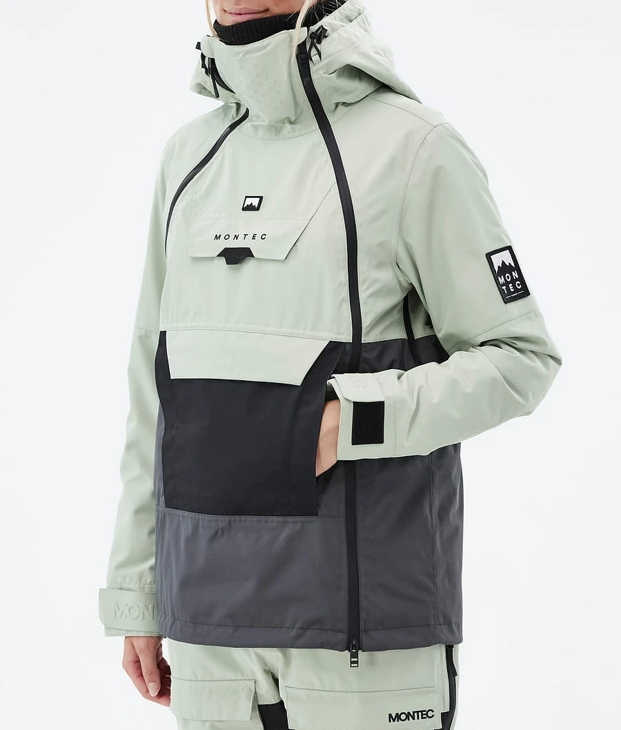 Doom W Snowboard Jacket Women Soft Green/Black/Phantom - Image 9