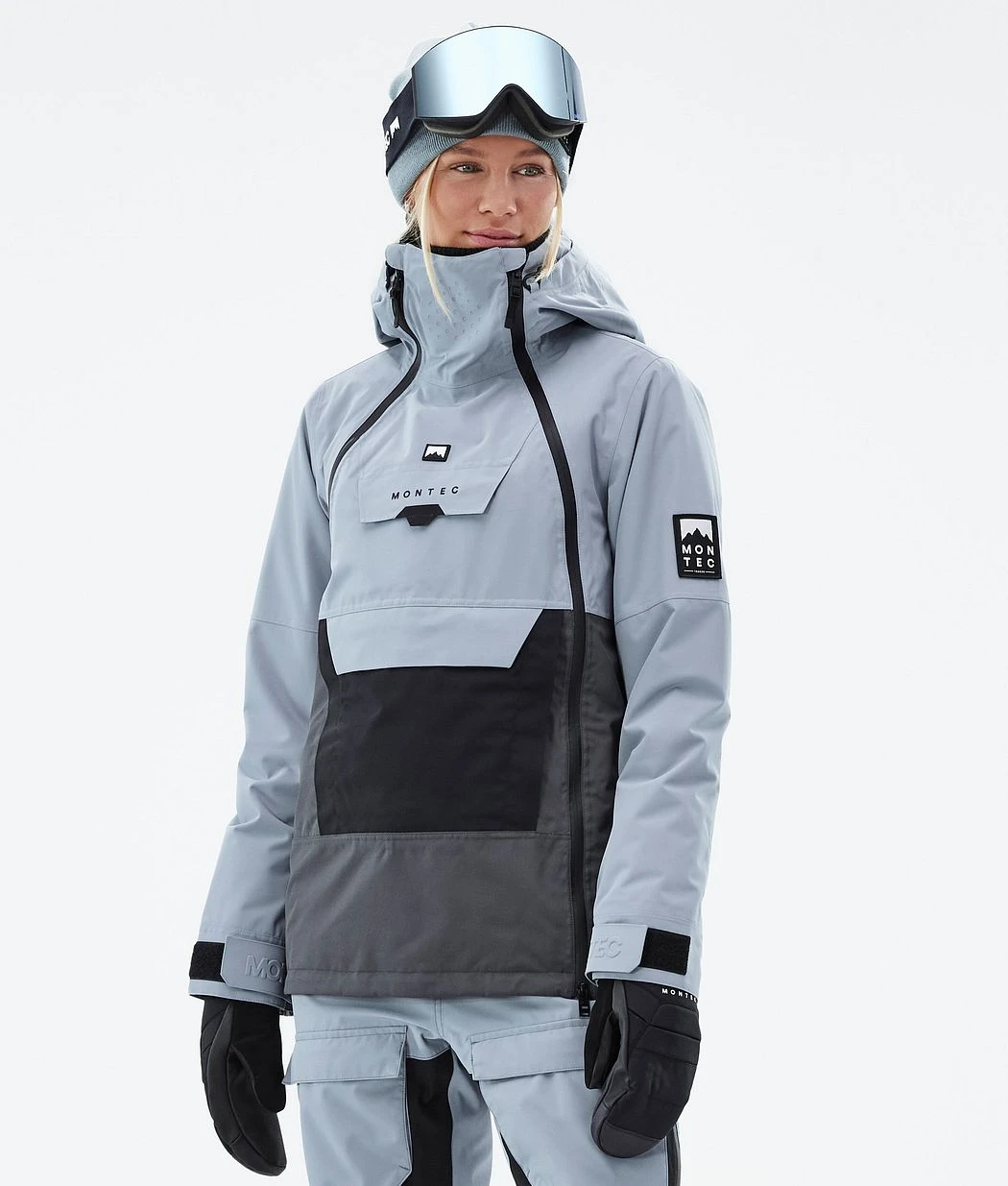 Doom W Snowboard Jacket Women Soft Blue/Black/Phantom - Image 2
