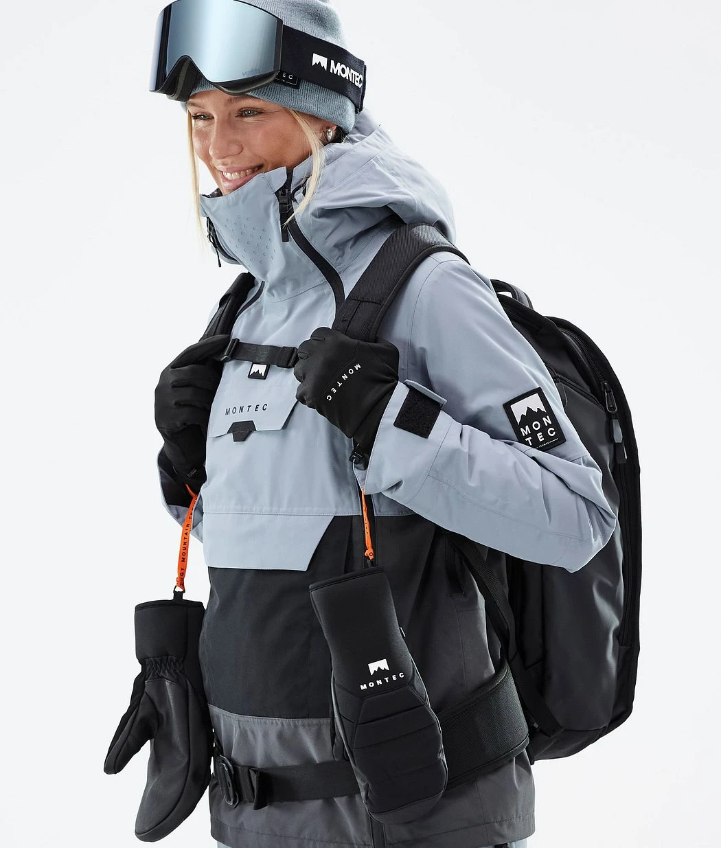 Doom W Snowboard Jacket Women Soft Blue/Black/Phantom - Image 3