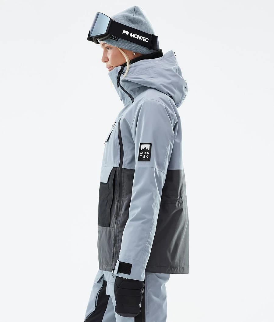 Doom W Snowboard Jacket Women Soft Blue/Black/Phantom - Image 7