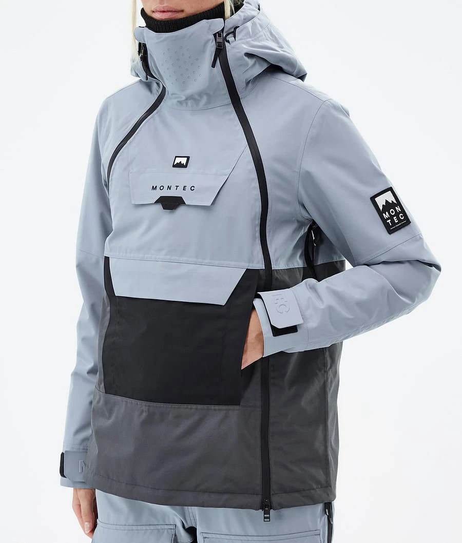 Doom W Snowboard Jacket Women Soft Blue/Black/Phantom - Image 9