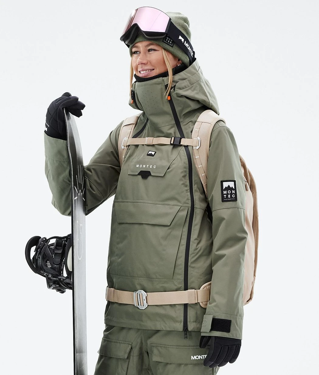 Doom W Snowboard Jacket Women Greenish - Image 2