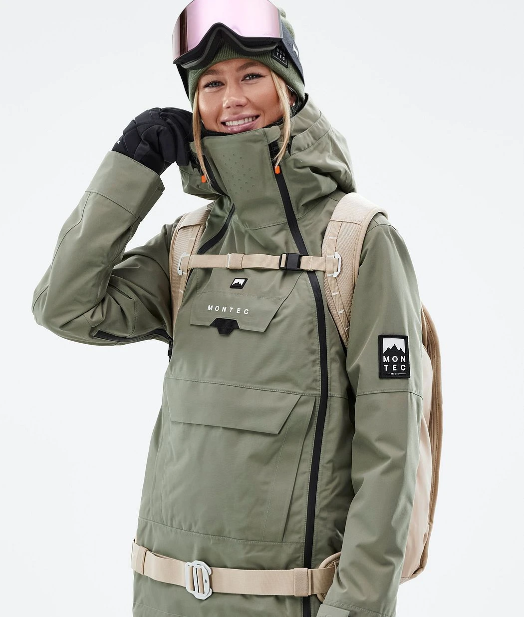Doom W Snowboard Jacket Women Greenish - Image 3