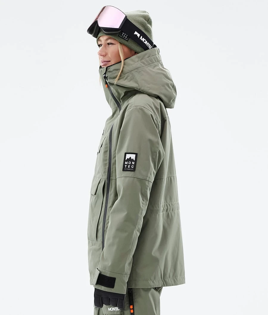Doom W Snowboard Jacket Women Greenish - Image 7