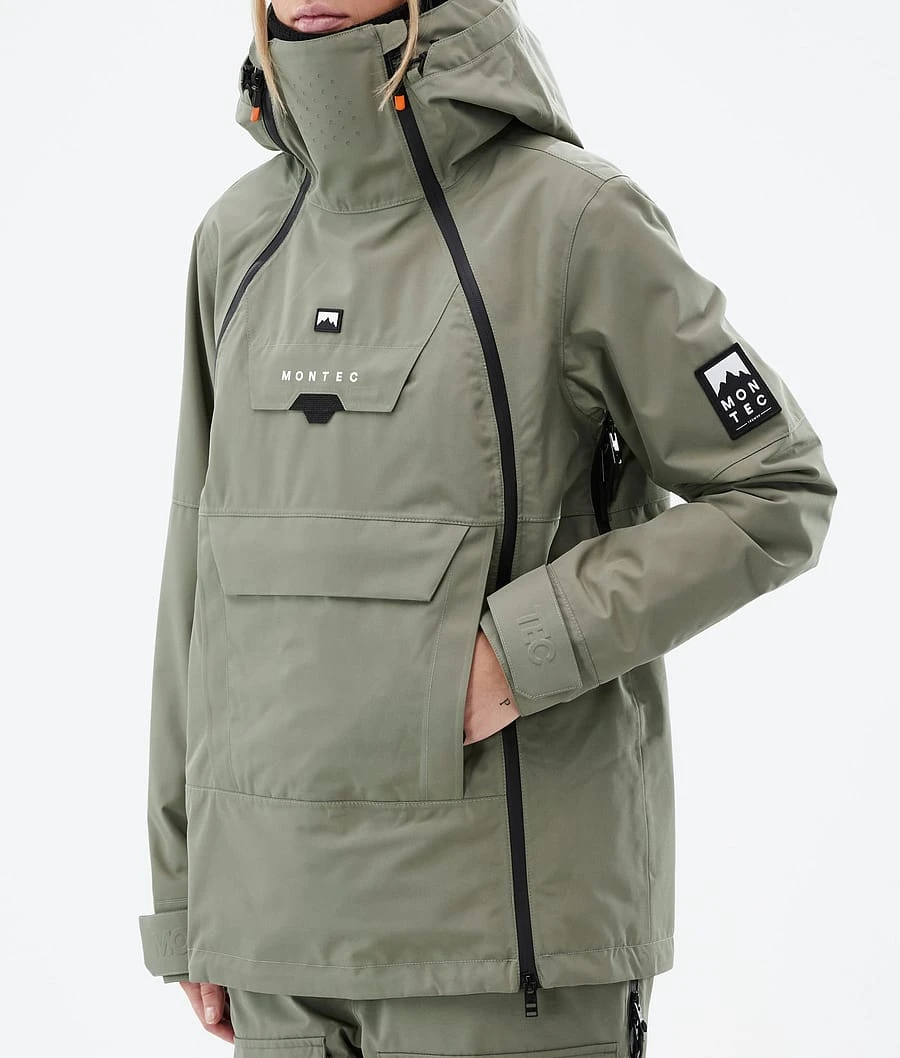 Doom W Snowboard Jacket Women Greenish - Image 9