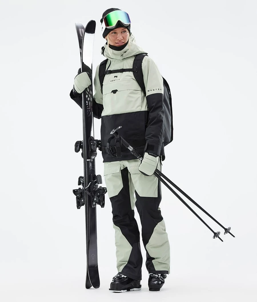 Dune W Ski Jacket Women Soft Green/Black - Image 4