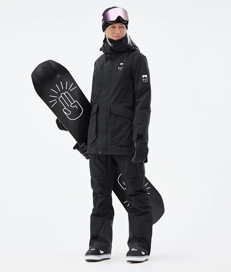 Virago W Snowboard Jacket Women Black - Image 4