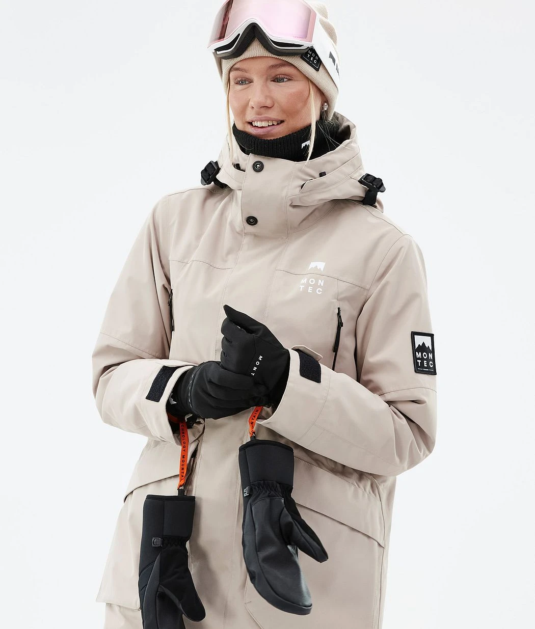 Virago W Snowboard Jacket Women Sand - Image 2