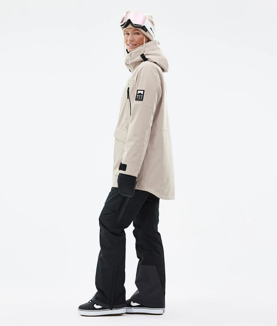 Virago W Snowboard Jacket Women Sand - Image 4