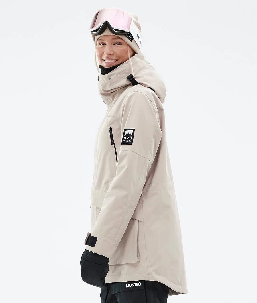 Virago W Snowboard Jacket Women Sand - Image 6