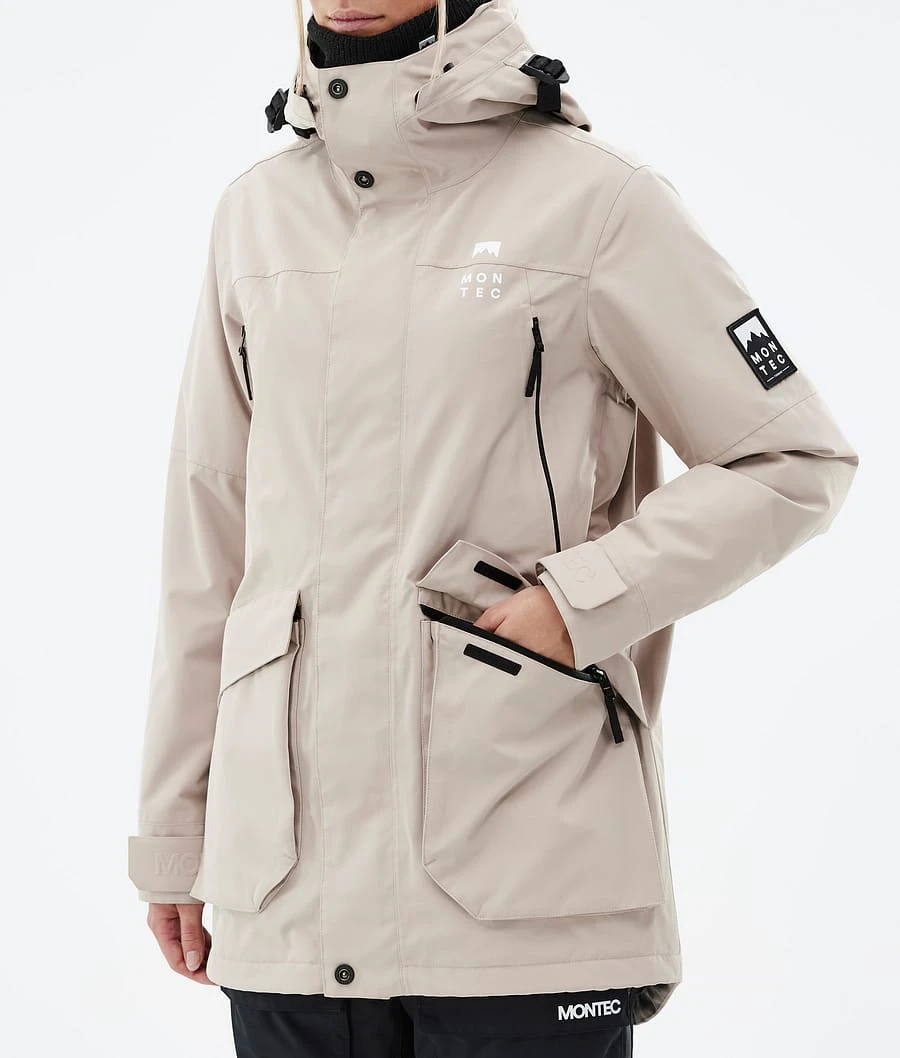 Virago W Snowboard Jacket Women Sand - Image 8