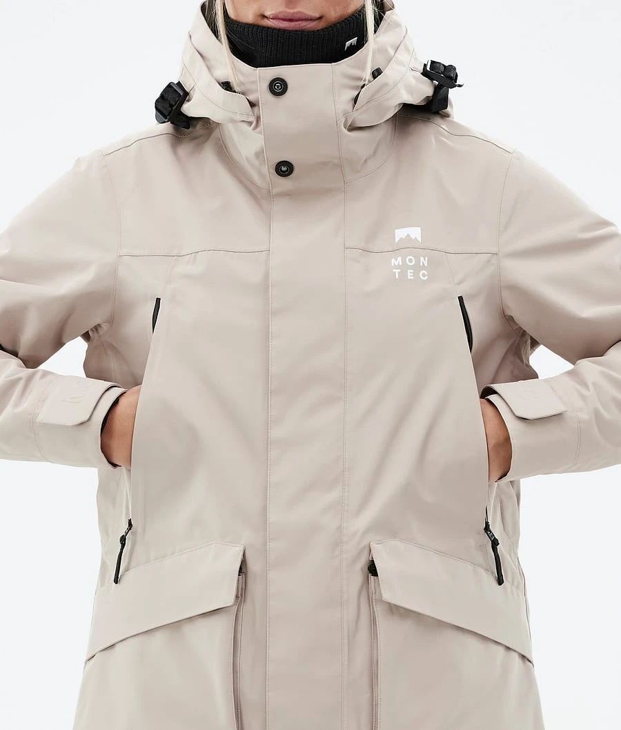 Virago W Snowboard Jacket Women Sand - Image 9