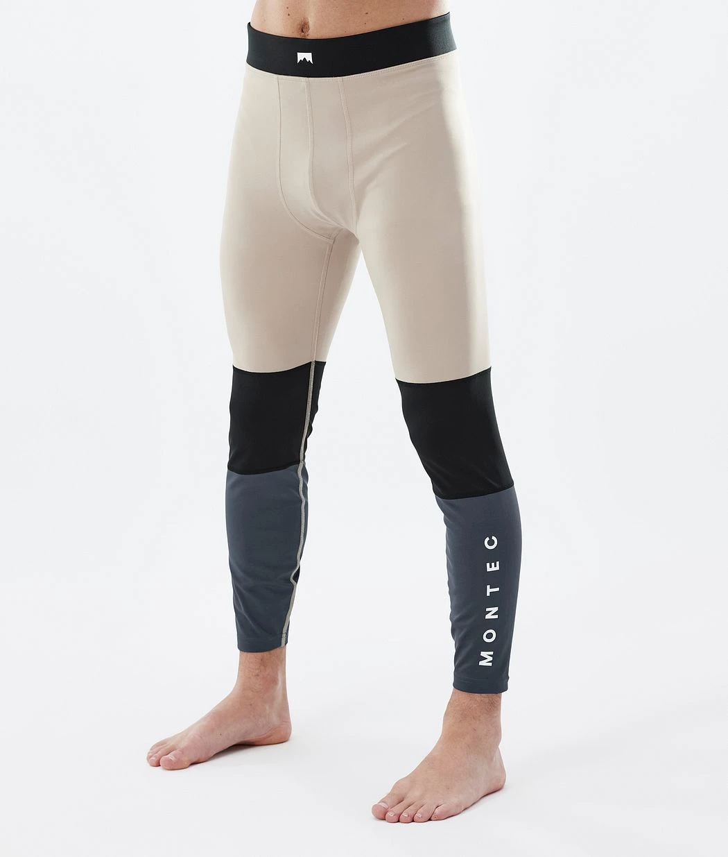 Alpha Base Layer Pant Men Sand/Black/Metal Blue - Image 2