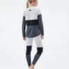 Alpha W Base Layer Top Women Light Grey/Black/Metal Blue