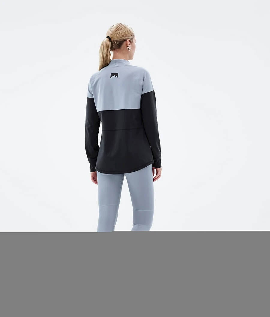 Alpha W Base Layer Pant Women Soft Blue/Black - Image 5