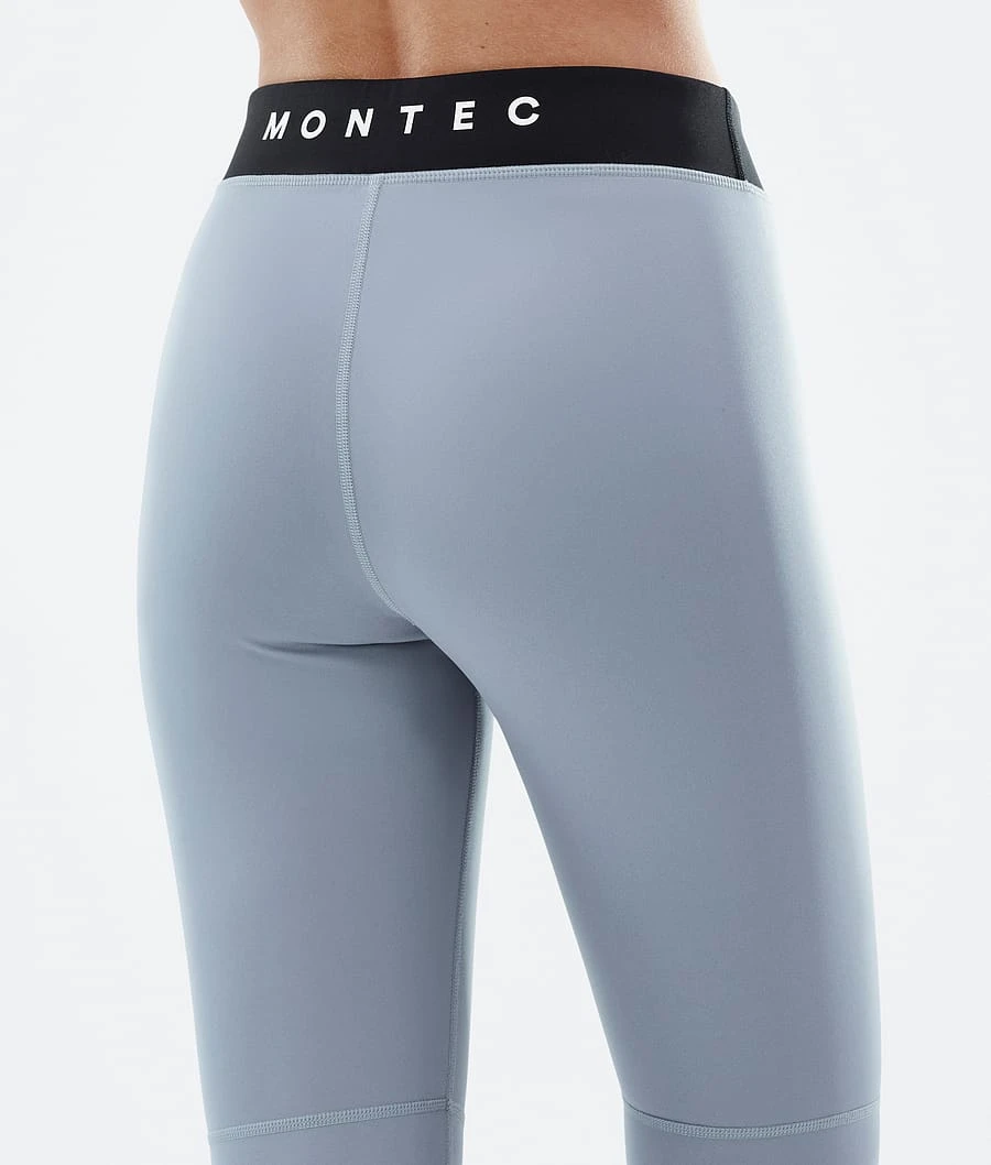 Alpha W Base Layer Pant Women Soft Blue/Black - Image 7