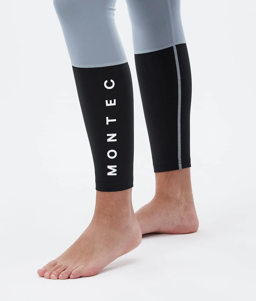 Alpha W Base Layer Pant Women Soft Blue/Black