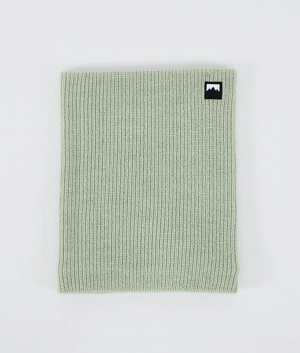 Classic Knitted Facemask Soft Green - Image 2