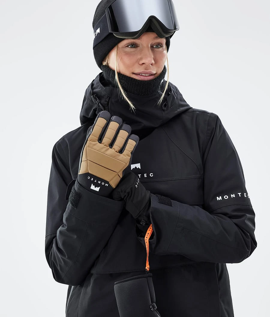 Kilo Ski Gloves Gold - Image 4