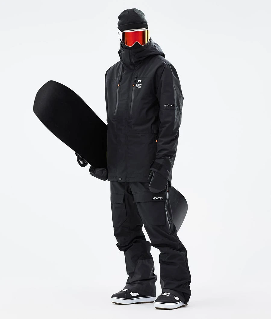 Fawk Snowboard Jacket Men Black - Image 3