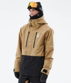 Fawk Snowboard Jacket Men Gold/Black