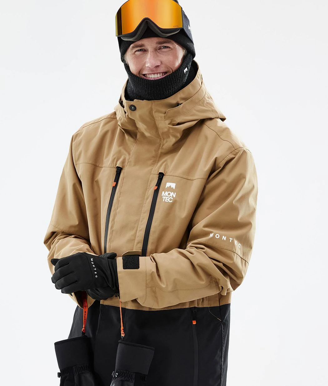 Fawk Snowboard Jacket Men Gold/Black - Image 2